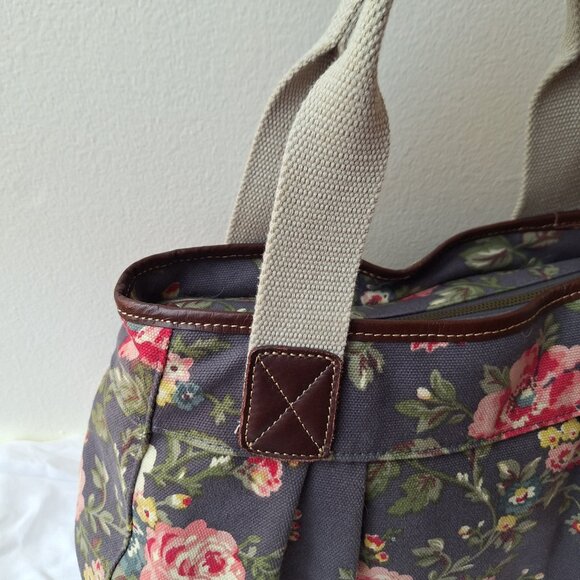 Cath Kidston Grayish blue floral tote bag - Picture 7 of 10